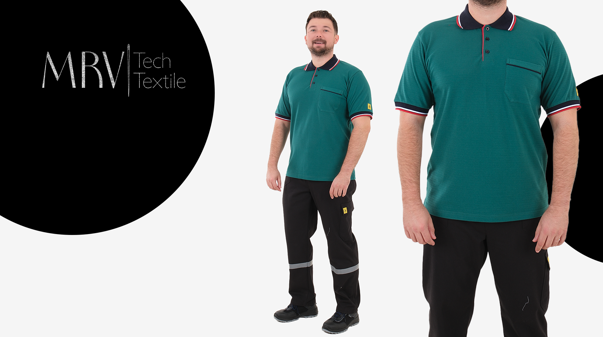 Antistatic ESD Polo T-Shirt