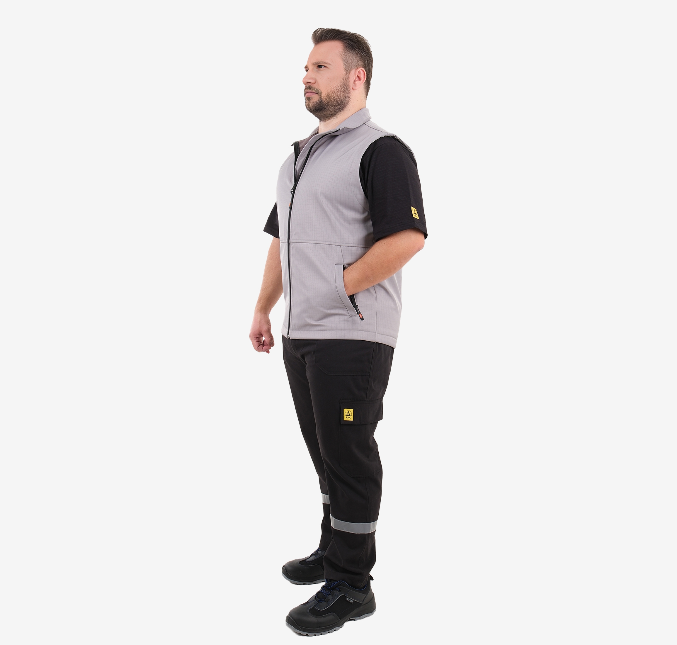 Antistatic ESD VEST BEIGE - VS11
